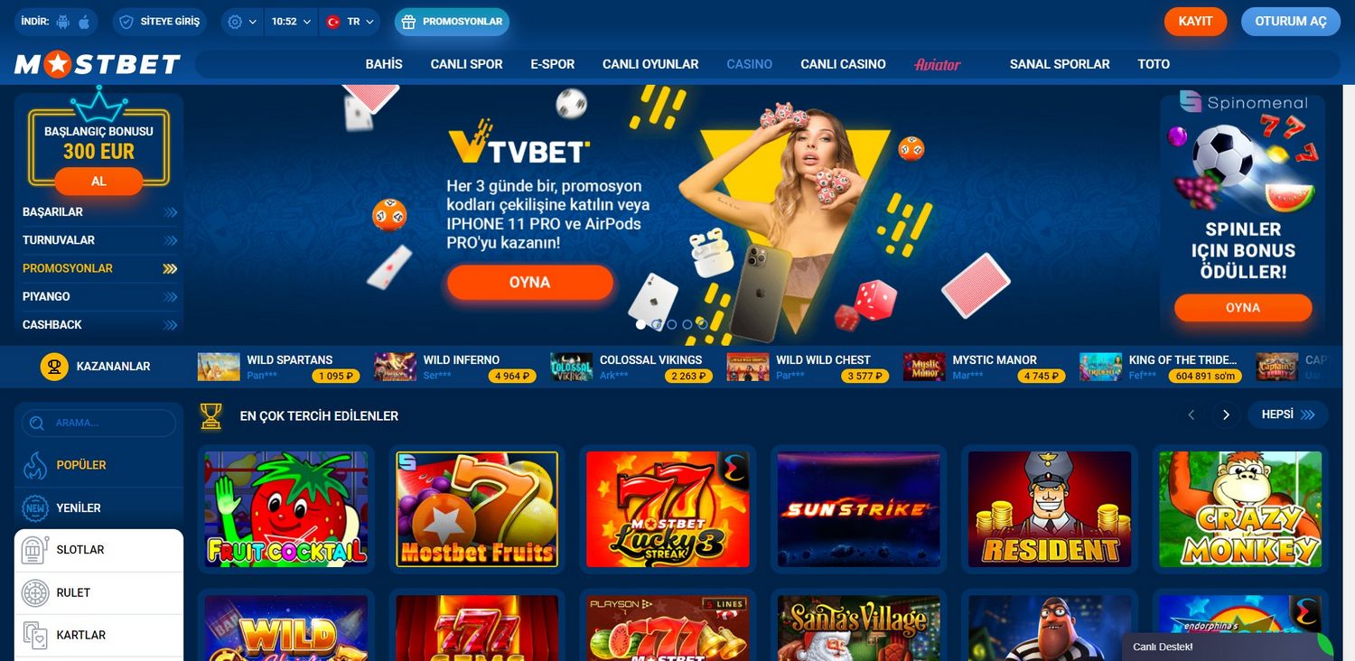 Mostbet Gambling Establishment Site Testimonial